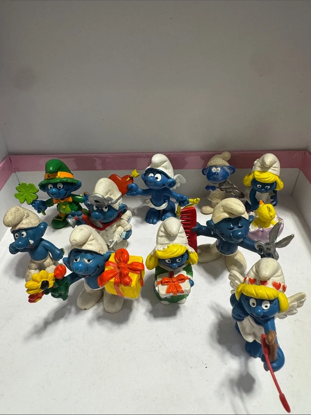 The Smurfs Kids Toy Figurine Set - Blue & White Collectible Characters